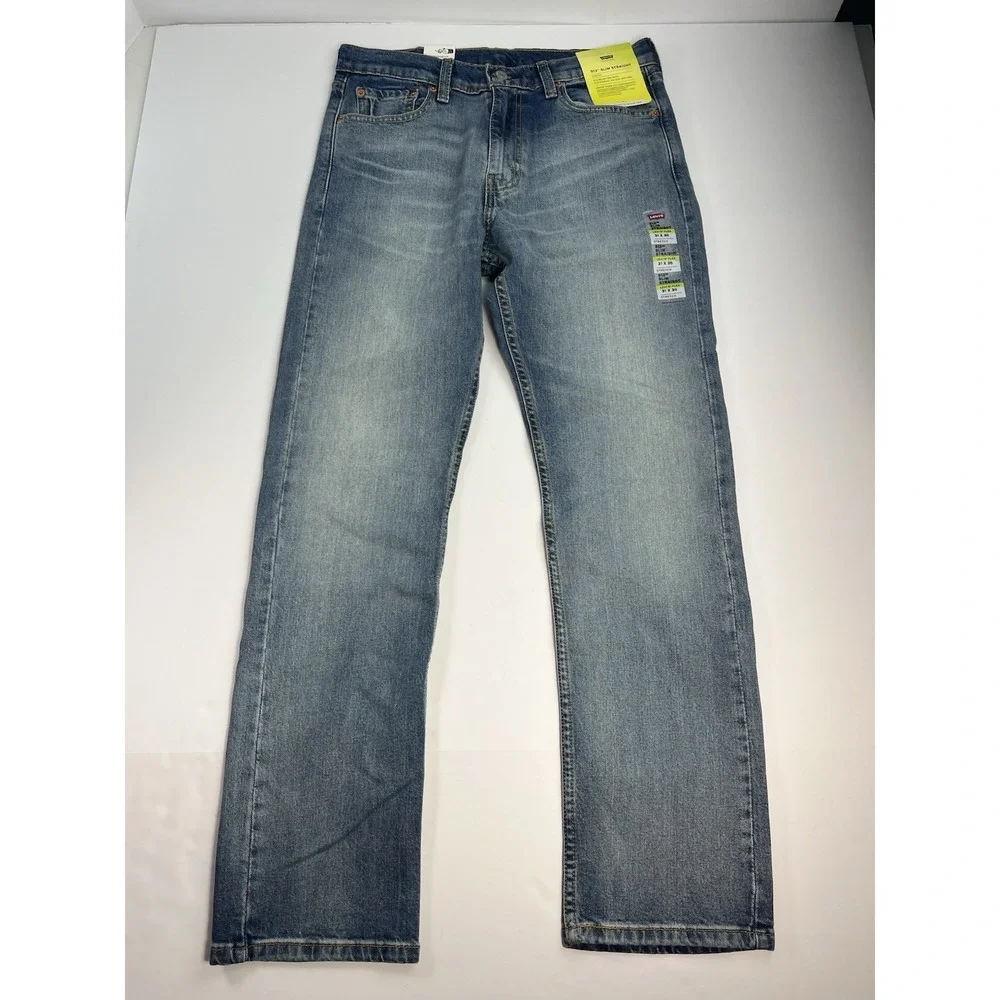 NEW Levis 513 Flex Jeans 31x30 Slim Straight Fit Style #08513-0933